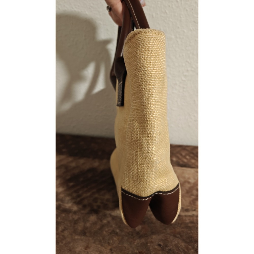 Chris Birchfield  Woven Bag Leather Trim - Picture 7 of 13